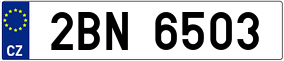 Truck License Plate